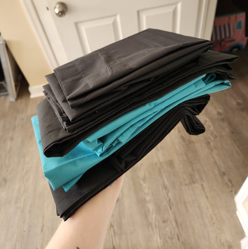 Blackout Insulated Rod Pocket Curtain Pane and Valance Set